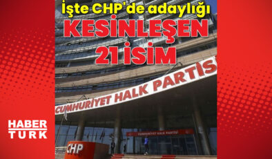 CHP'de 21 ilin belediye başkanı adayları netleşti – Gündem Haberleri