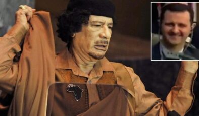 Kaddafi’nin tek bir sözle uyardığı Esad’ın kahkahası salonu inletmiş