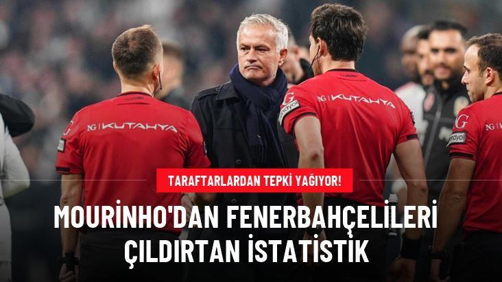 Mourinho’dan Fenerbahçelileri çıldırtan istatistik