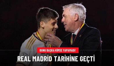 Real Madrid tarihine geçti