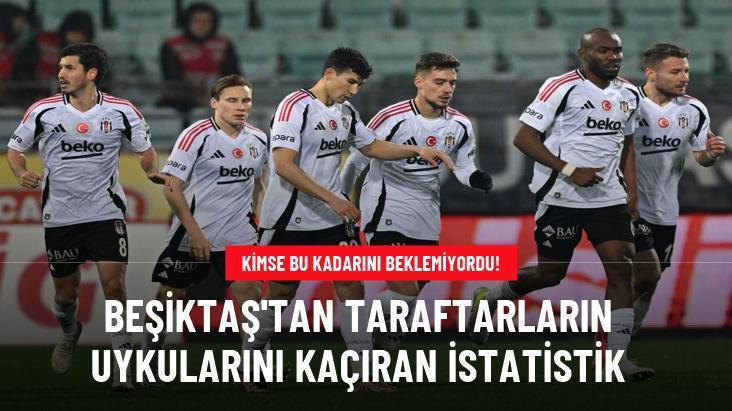 Beşiktaş’tan taraftarların uykularını kaçıran istatistik