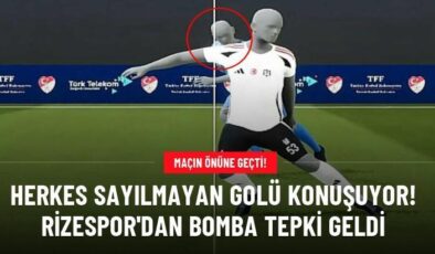 Herkes sayılmayan golü konuşuyor! Rizespor’dan bomba tepki geldi