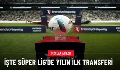 İşte Süper Lig’de yılın ilk transferi