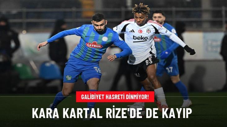 Kara Kartal Rize’de de kayıp