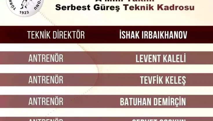 A Milli Takım Serbest Güreş Teknik Kadrosu Açıklandı