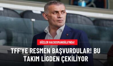 TFF’ye resmen başvurdular! Bu takım ligden çekiliyor