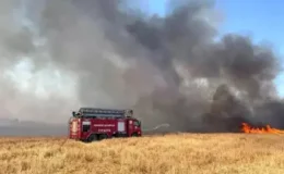 Kırklareli’nde Tarım Arazisinde Yangın Kontrol Altına Alındı